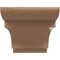 Ekena Millwork 8"W x 16"D x 8"H Wide New Brighton Rough Cedar Woodgrain TimberThane Corbel, Primed Tan CORUR08X16X08NEBRCPR - alternate 4